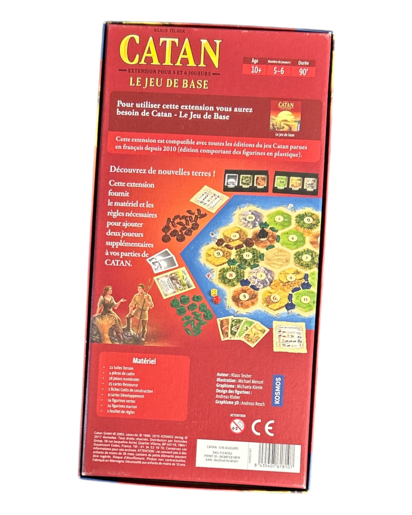 Catan : Extension 5-6 joueurs - Kay Ludo
