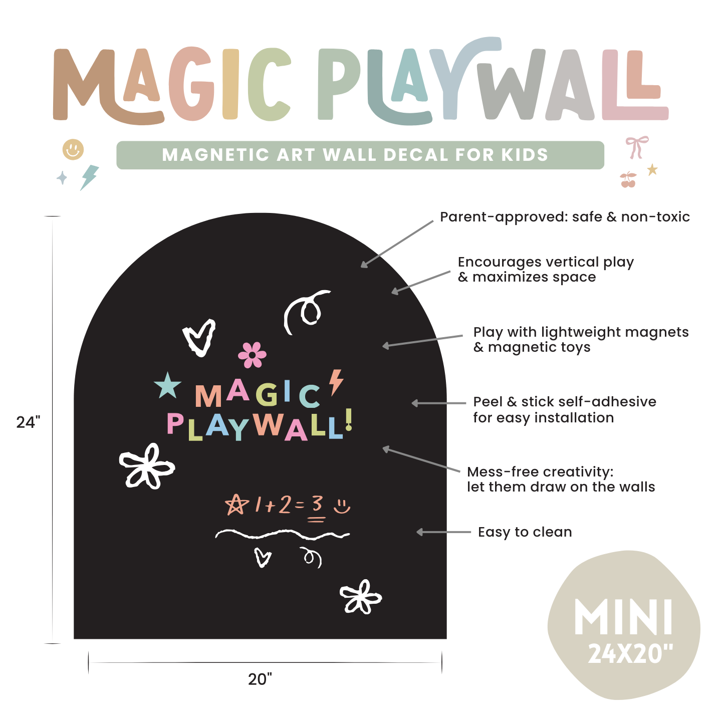 Affiche magnétique - Mini Magic Playwall - Kay Ludo