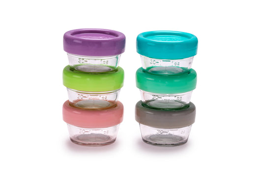 Mini contenants en verre – Rangement pratique pour petites pièces de jeux - Kay Ludo